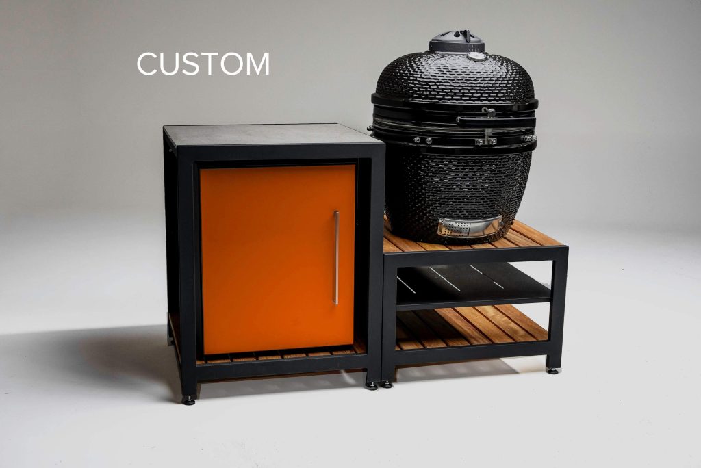 Example of the cabinet doors with the Custom Colour