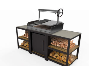 Vibe Asado with 1 cabinet & 2 wood storage