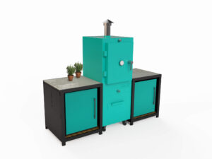 Vibe inline Charlie with oven, 2 cabinets